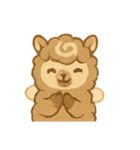 モカラテアルパカ朝カフェタイム（個別スタンプ：18）