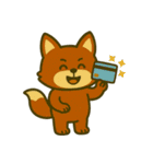 厭世な赤い子ギツネ (漢字) Ver5（個別スタンプ：34）