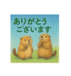 ほっこりマーモット（個別スタンプ：13）