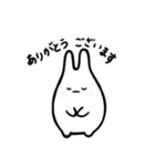 もっちりうさぎのもんもん（個別スタンプ：4）