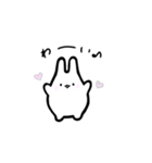 もっちりうさぎのもんもん（個別スタンプ：40）