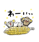 【夏】豆パンダ/大人・丁寧（個別スタンプ：12）