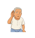 暴走おじいちゃんスタンプ 第1弾（個別スタンプ：2）