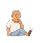 暴走おじいちゃんスタンプ 第1弾（個別スタンプ：3）