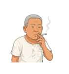 暴走おじいちゃんスタンプ 第1弾（個別スタンプ：4）