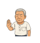 暴走おじいちゃんスタンプ 第1弾（個別スタンプ：6）