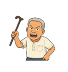 暴走おじいちゃんスタンプ 第1弾（個別スタンプ：7）