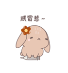 ふわもこウサちゃんの日常会話スタンプ（個別スタンプ：29）
