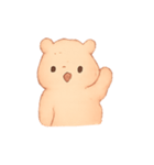 ピーチアルパカほっこりパック（個別スタンプ：1）