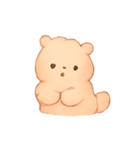 ピーチアルパカほっこりパック（個別スタンプ：11）