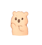 ピーチアルパカほっこりパック（個別スタンプ：17）