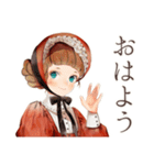 クラシカルレディの優雅な在宅ワーク（個別スタンプ：2）