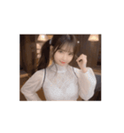 セクシーなドレス衣装の美女がアダルト会話（個別スタンプ：4）