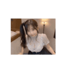 セクシーなドレス衣装の美女がアダルト会話（個別スタンプ：6）