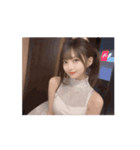 セクシーなドレス衣装の美女がアダルト会話（個別スタンプ：11）