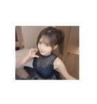 セクシーなドレス衣装の美女がアダルト会話（個別スタンプ：16）