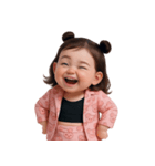 ピンクのぽっちゃりブタ (NT)（個別スタンプ：11）