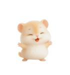 ぽっちゃり小さなハムスター (NT)（個別スタンプ：10）