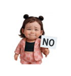 ピンクのぽっちゃりブタ 2 (NT)（個別スタンプ：6）