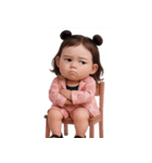 ピンクのぽっちゃりブタ 2 (NT)（個別スタンプ：9）