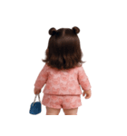 ピンクのぽっちゃりブタ 2 (NT)（個別スタンプ：21）