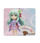 全身で肯定するみなみちゃんスタンプ（個別スタンプ：8）