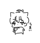ねこさんの手描きスタンプ（個別スタンプ：5）