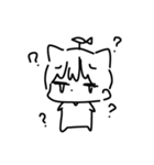 ねこさんの手描きスタンプ（個別スタンプ：6）
