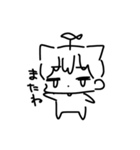 ねこさんの手描きスタンプ（個別スタンプ：8）