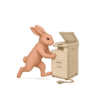 シュールな真顔うさぎ（個別スタンプ：14）
