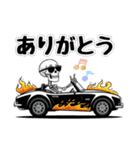 炎のスケルトンドライバー（個別スタンプ：37）