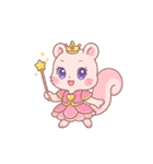 毎日が魔法タイム★ピンクリス（個別スタンプ：24）