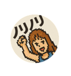 ドット絵 キャラ 死語の世界（個別スタンプ：36）