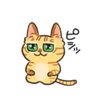 黒目がちな猫 キラリ君（個別スタンプ：4）