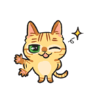 黒目がちな猫 キラリ君（個別スタンプ：7）