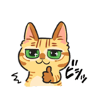 黒目がちな猫 キラリ君（個別スタンプ：8）