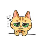 黒目がちな猫 キラリ君（個別スタンプ：10）