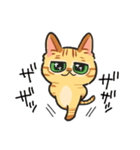 黒目がちな猫 キラリ君（個別スタンプ：15）