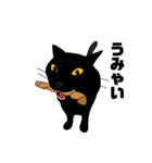 黒猫のおはぎ（個別スタンプ：18）