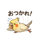 インコスタンプ(使いやすい)（個別スタンプ：4）