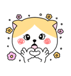 いろんな色の可愛い猫ちゃん【修正版】（個別スタンプ：12）