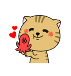 いろんな色の可愛い猫ちゃん【修正版】（個別スタンプ：13）
