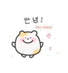 韓国語×ベトナム語 ゆるはむ日常（個別スタンプ：1）