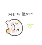 ゆるはむ日常スタンプ｜韓国語（個別スタンプ：21）