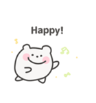 ゆるくま日常スタンプ｜英語（個別スタンプ：15）