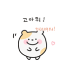 韓国語×タイ語 ゆるはむ日常（個別スタンプ：5）