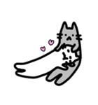 Naco and Noco(ネコのナコとノコ)2（個別スタンプ：11）