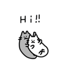 Naco and Noco(ネコのナコとノコ)2（個別スタンプ：24）