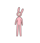 へんちゃいうさぎ凹（丁寧）（個別スタンプ：31）