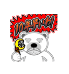 シロクマ びあん 5 [日常グラデ文字4]（個別スタンプ：39）